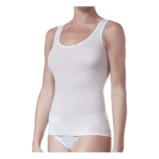 Canotta donna New Day 909 s/l cotone costina all'Ingrosso