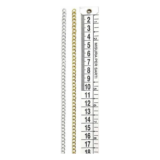 Catena K1905 oro argento mt.20 all'Ingrosso