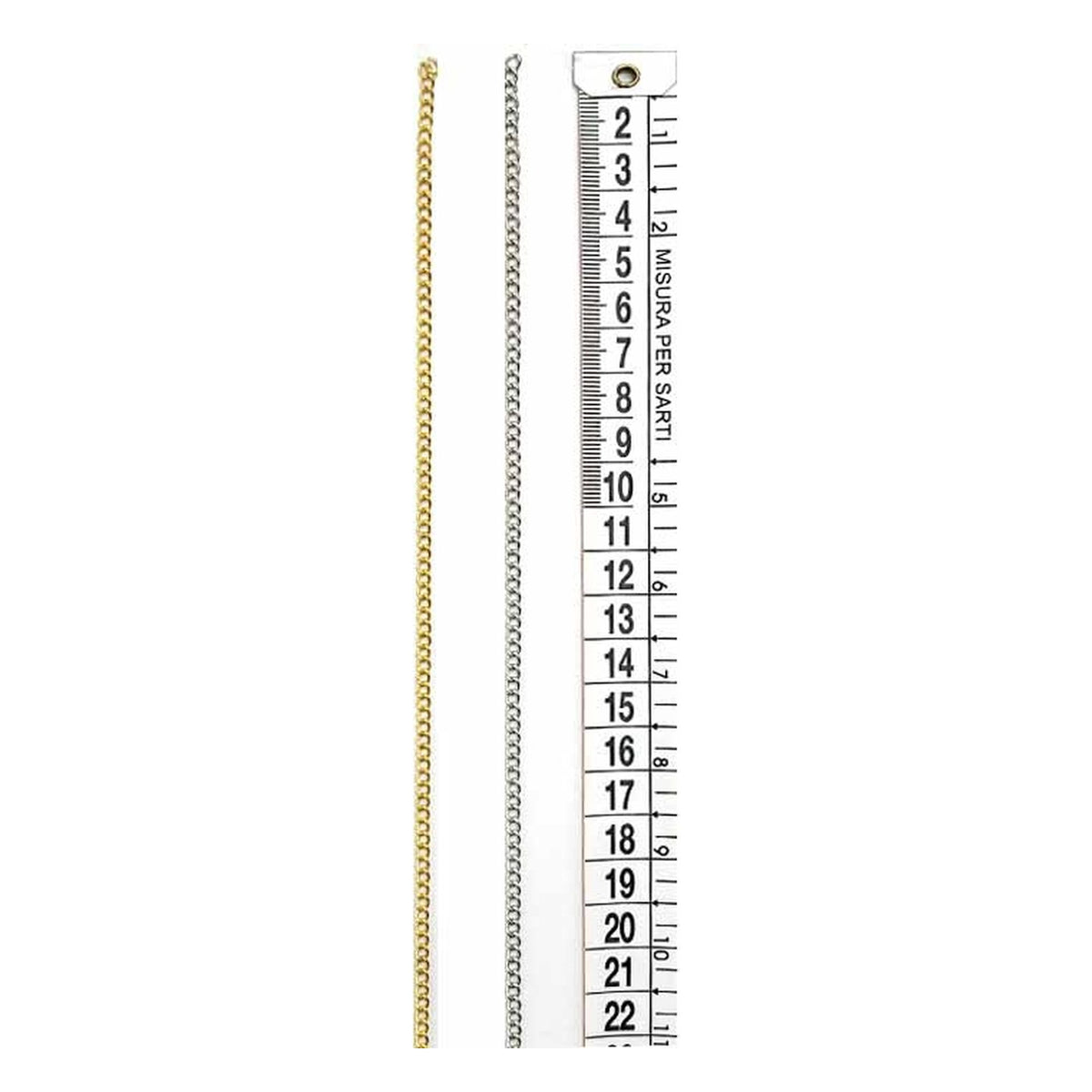 Catena LLR1014 oro argento mt.10 all'Ingrosso