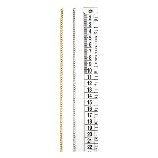 Catena LLR1014 oro argento mt.10 all'Ingrosso
