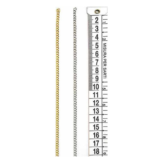 Catena LLR1015 oro argento mt.10 all'Ingrosso