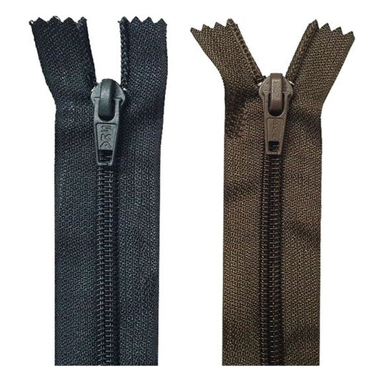 Cerniera spirale 6 pantalone cm. 22 - 25 all'Ingrosso