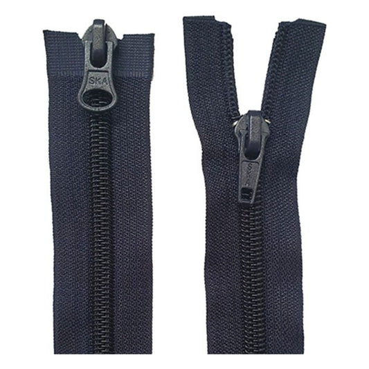 Cerniere spirale 6 nylon doppio cursore mis.75 all'Ingrosso
