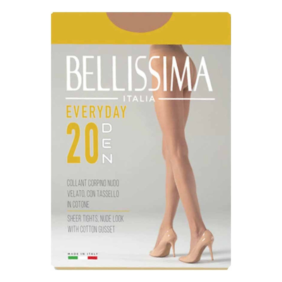 Collant Bellissima Everyday 20 Den paia 6 all'Ingrosso
