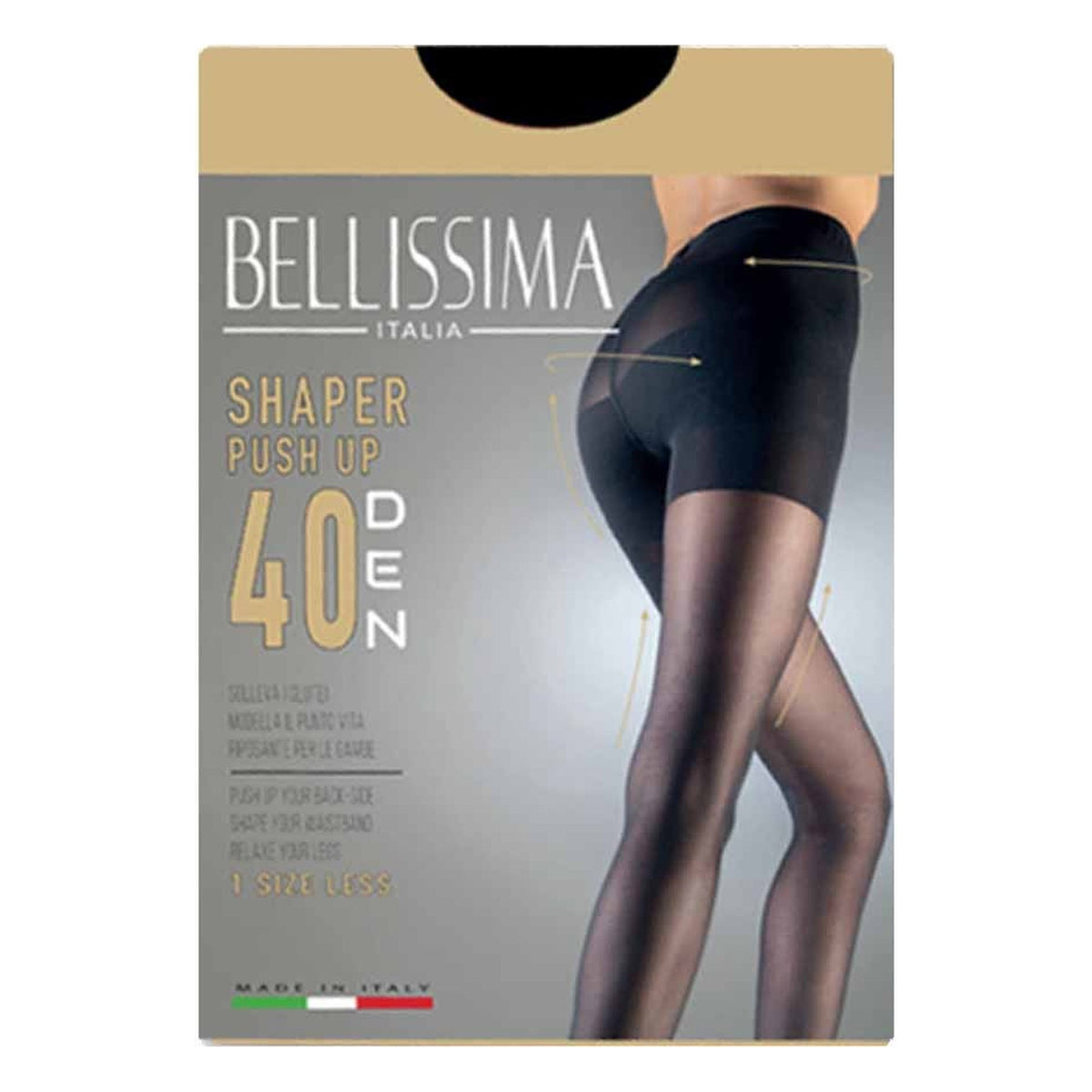 Collant Bellissima Shaper push-up 40 den paia 6 all'Ingrosso