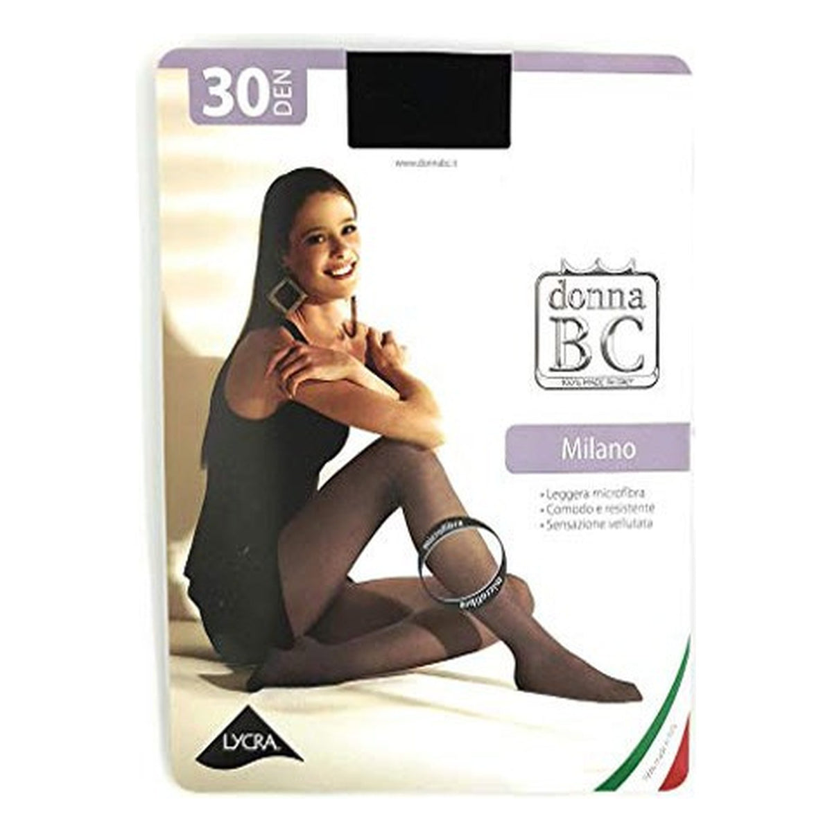 Collant Donna BC Milano XXL 30 den paia 6 all'Ingrosso