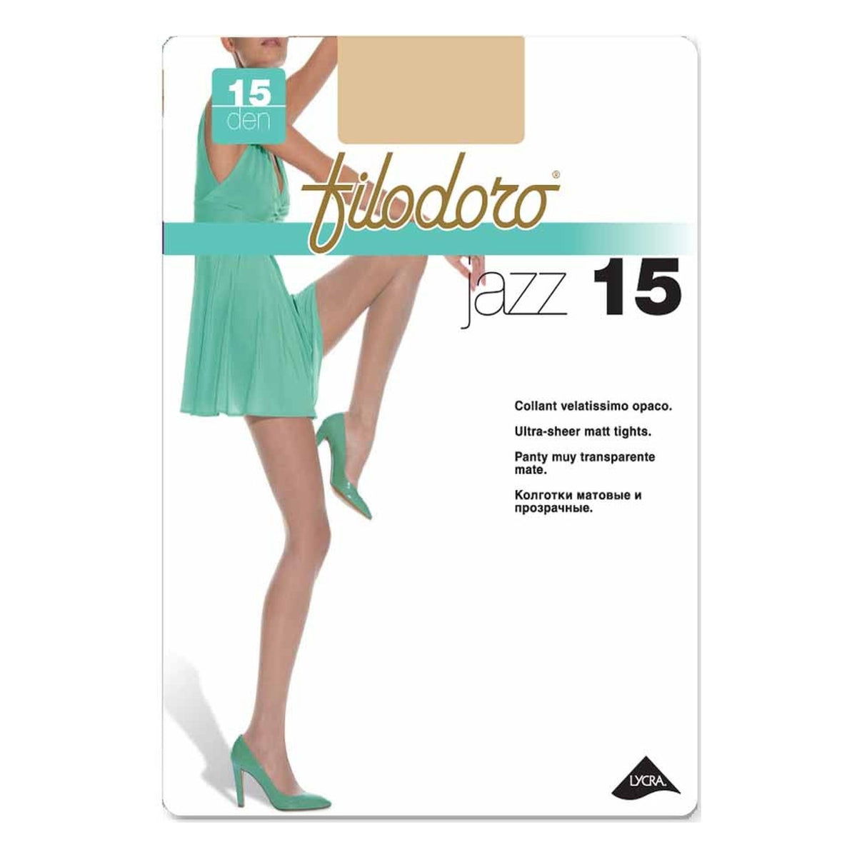 Collant Jazz 15 Filodoro paia 6 all'Ingrosso
