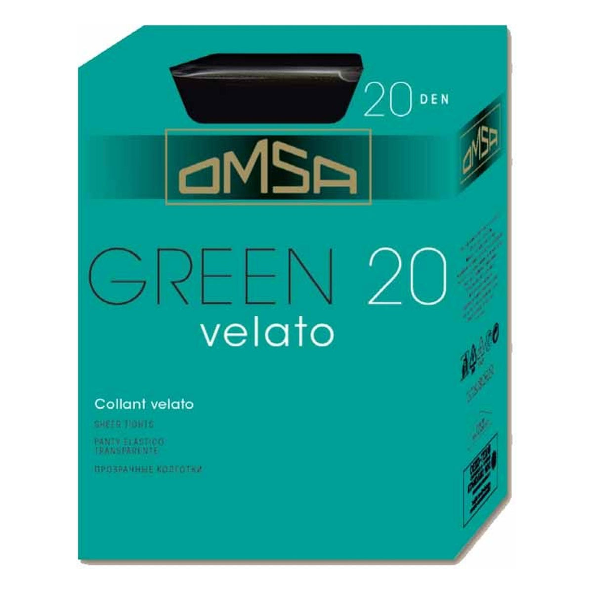 Collant Omsa Green paia 10 all'Ingrosso