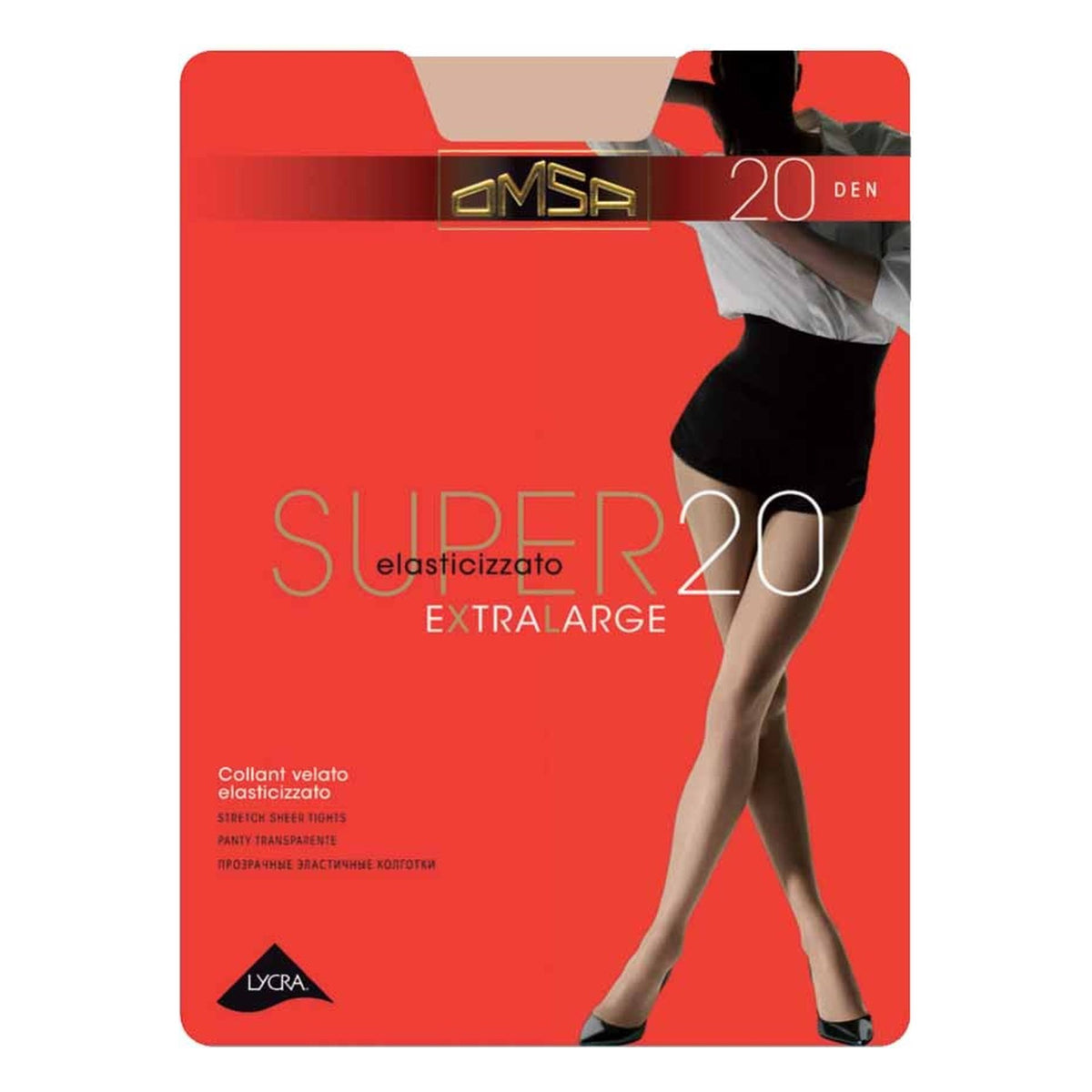 Collant Omsa Super 20 XL paia 10 all'Ingrosso