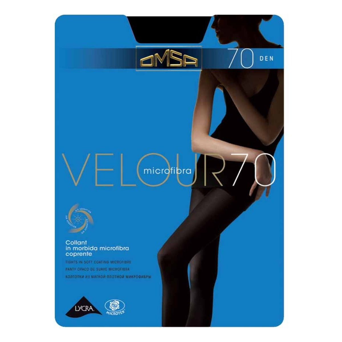 Collant Omsa Velour 70 paia 5 all'Ingrosso