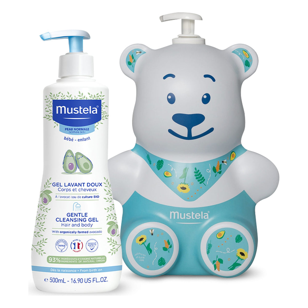 Copriflacone orsetto detergente delicato Mustela 500 ml all'Ingrosso