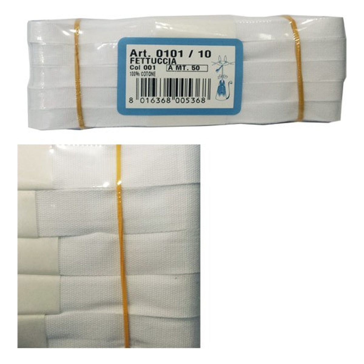 Cordella Liscia mm.10 Pezze 10x5 Metri all'Ingrosso