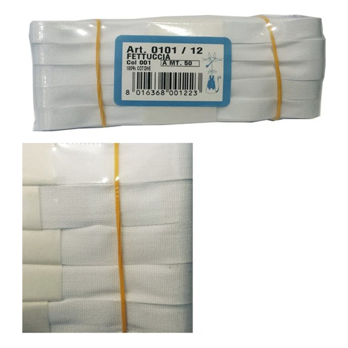 Cordella Liscia mm.12 Pezze 10x5 Metri all'Ingrosso