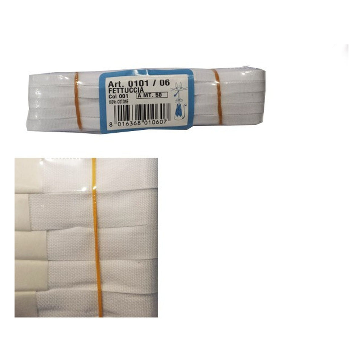 Cordella Liscia mm.6 Pezze 10x 5 Metri all'Ingrosso