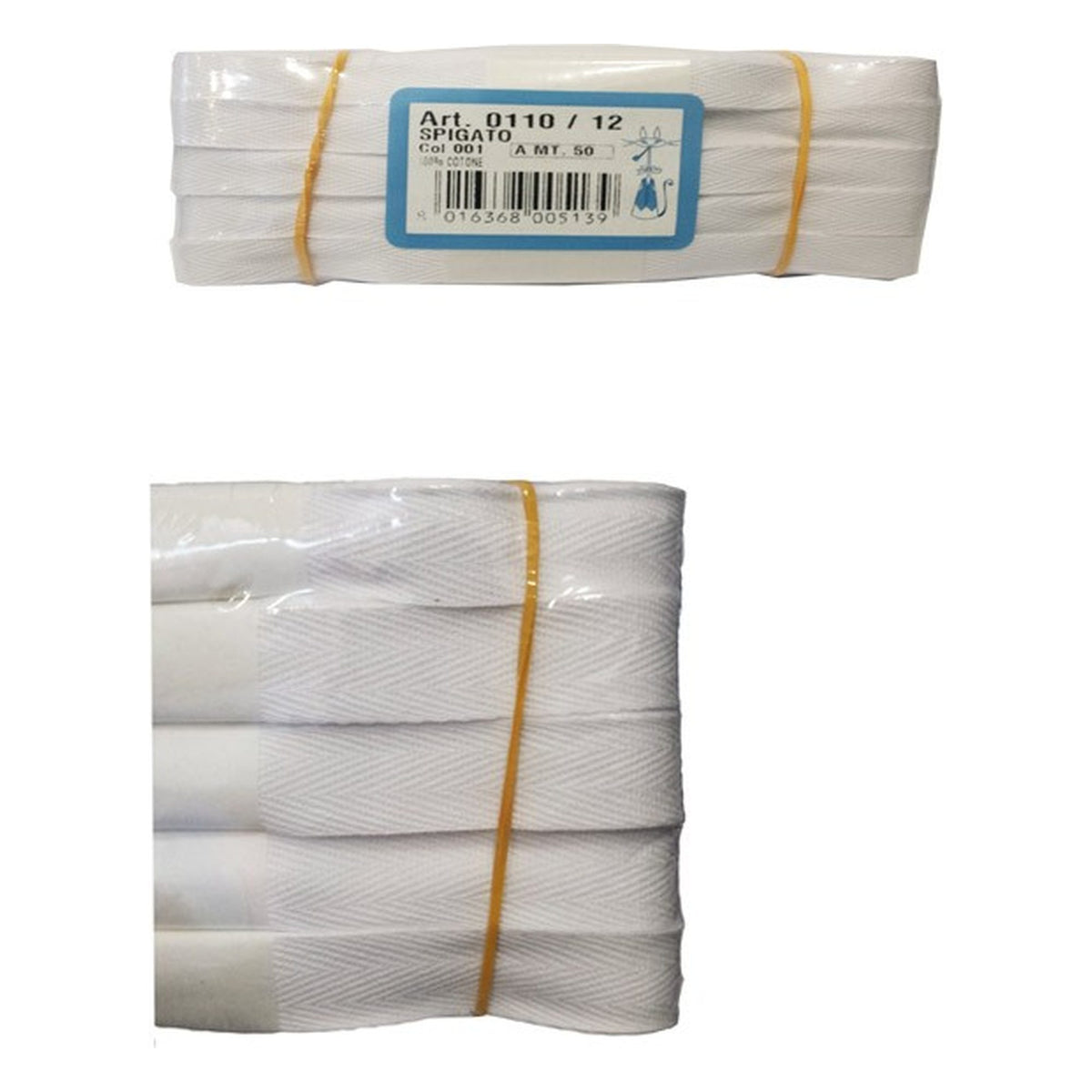 Cordella Spigata mm.12 Pezze 10x5 Metri all'Ingrosso