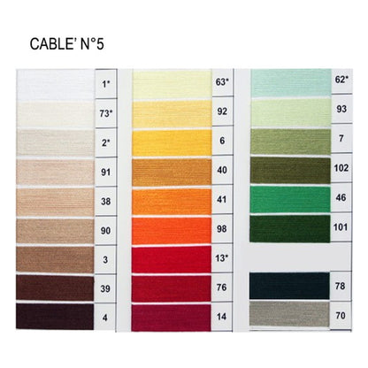 COTONE ISPE CABLÈ 5 GR 50 GOMITOLI 10