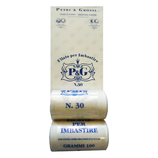 Cotone Per Imbastire Gr.100 Titolo 30 Confezione da 10 Gomitoli all'Ingrosso
