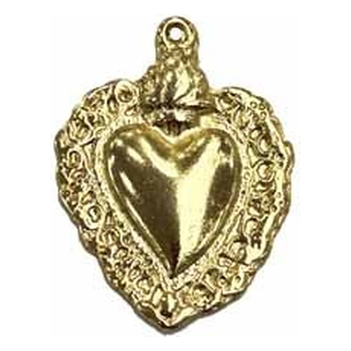 Cuore oro cm 3X4 pz.6 all'Ingrosso
