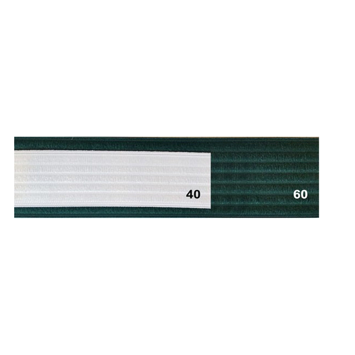 Elastico Rigato Lucido art.338 mm.60 pezze da metri 10 all'Ingrosso