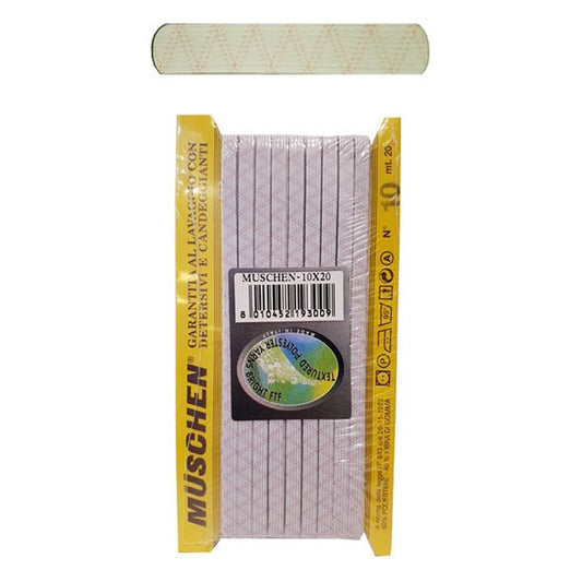 Elastico Treccia Muschen N°10 mm.6 pezze da metri 20 all'Ingrosso