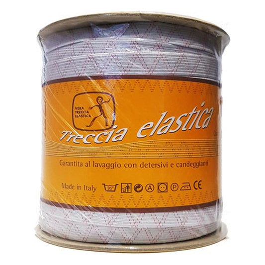 Elastico Treccia Muschen N°14 mm.9 rotolo da 100 metri all'Ingrosso