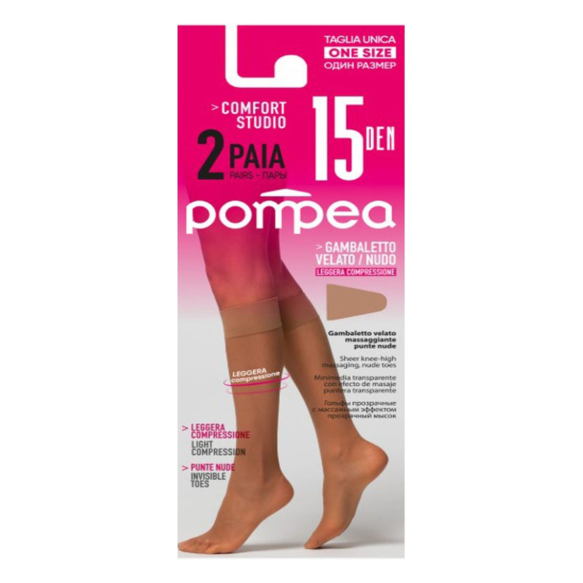 Gambaletto Pompea Comfort Studio vani 15 paia 24 all'Ingrosso