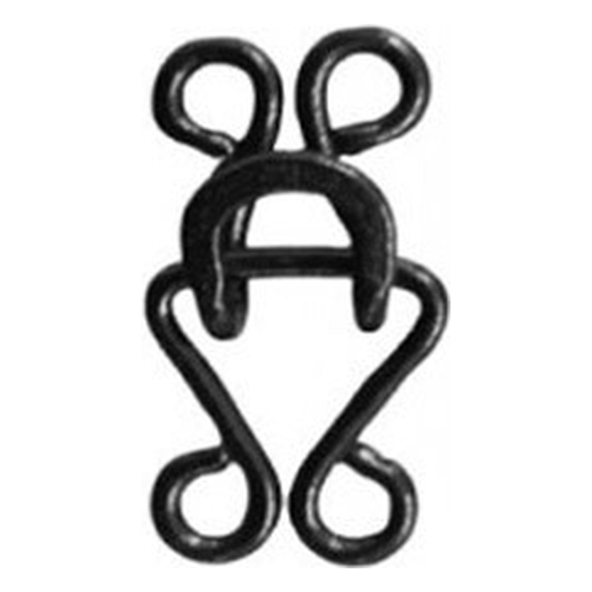 Ganci busti ottone art.1032 - 1033 mm.12 coppie 60 all'Ingrosso