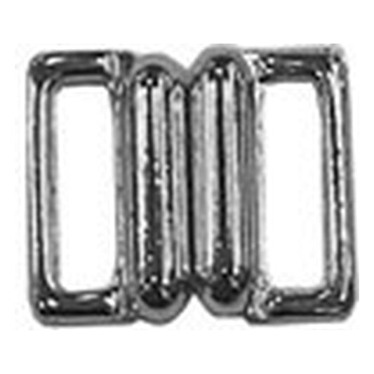 Ganci costume metallo art.16616 argento mm.10 pz.12 all'Ingrosso