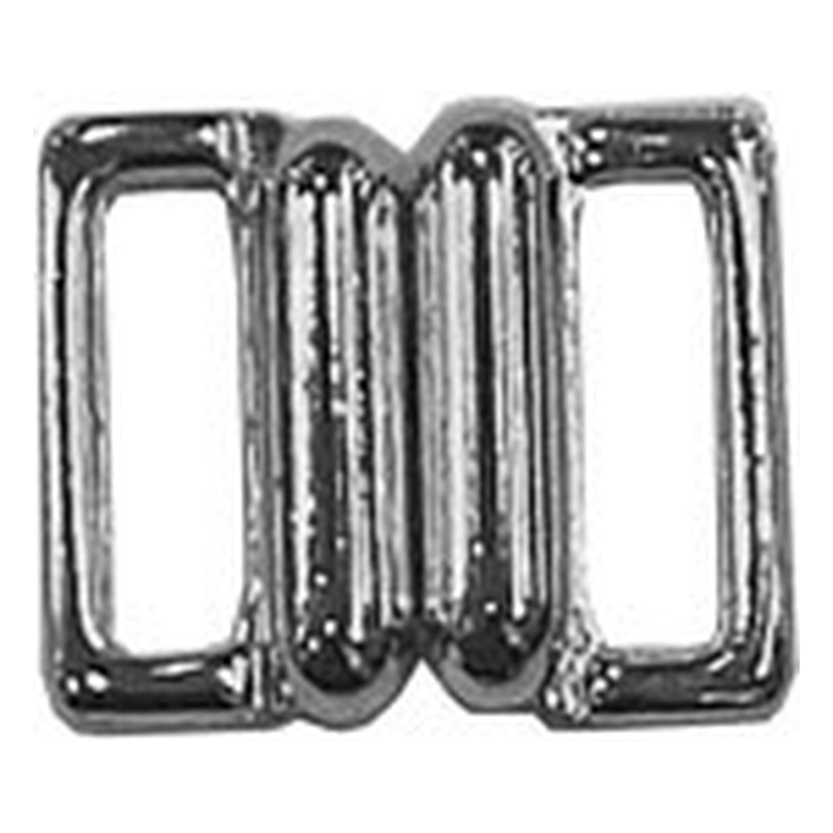 Ganci costume metallo art.16617 Argento mm.15 pz.12 all'Ingrosso