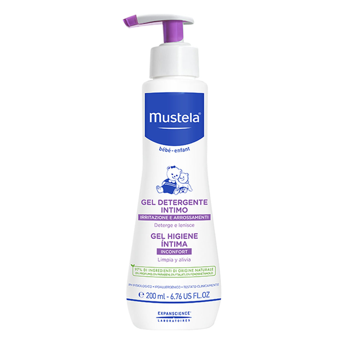 Gel Detergente intimo Mustela 200 ml all'Ingrosso
