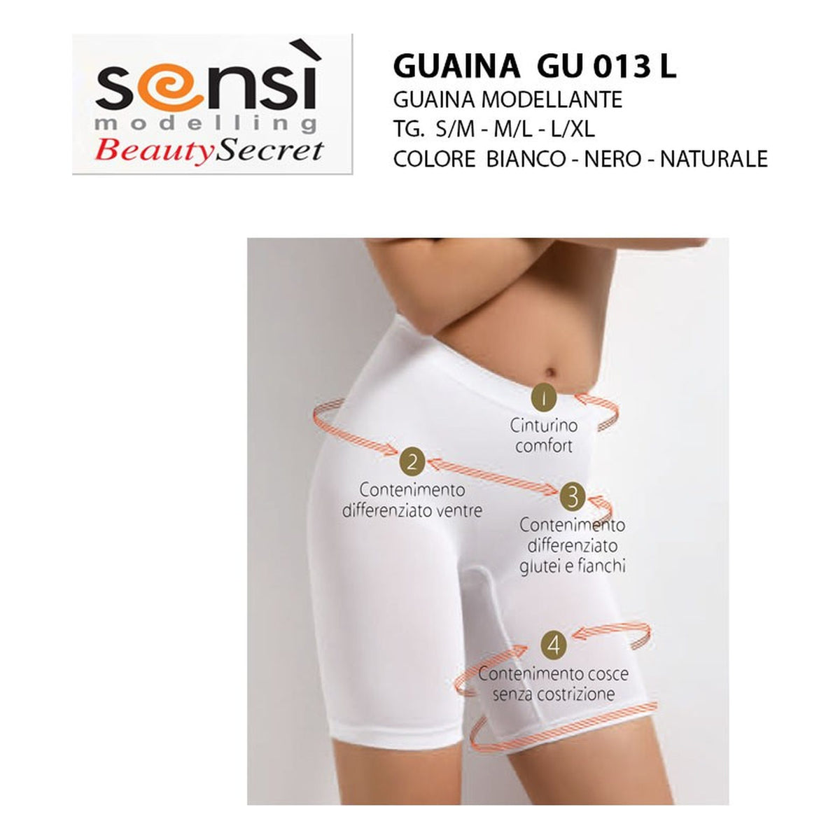 Guaina modellante Sensì art.Gu 013 L all'Ingrosso