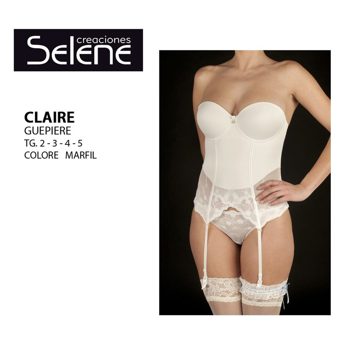 Guepiere Selene art.Claire all'Ingrosso