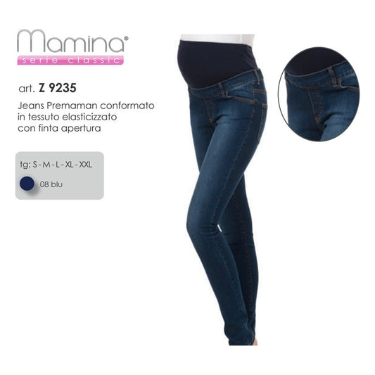 Jeans Premaman Mamina art.z9235 all'Ingrosso