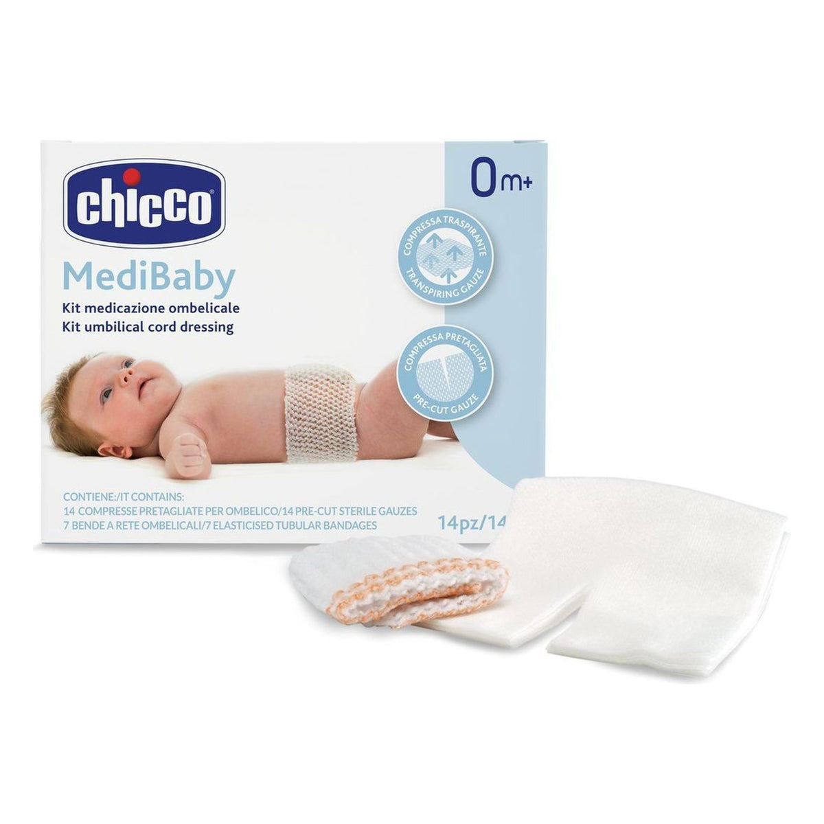 Kit medicazione ombelicale Chicco 10178 all'Ingrosso