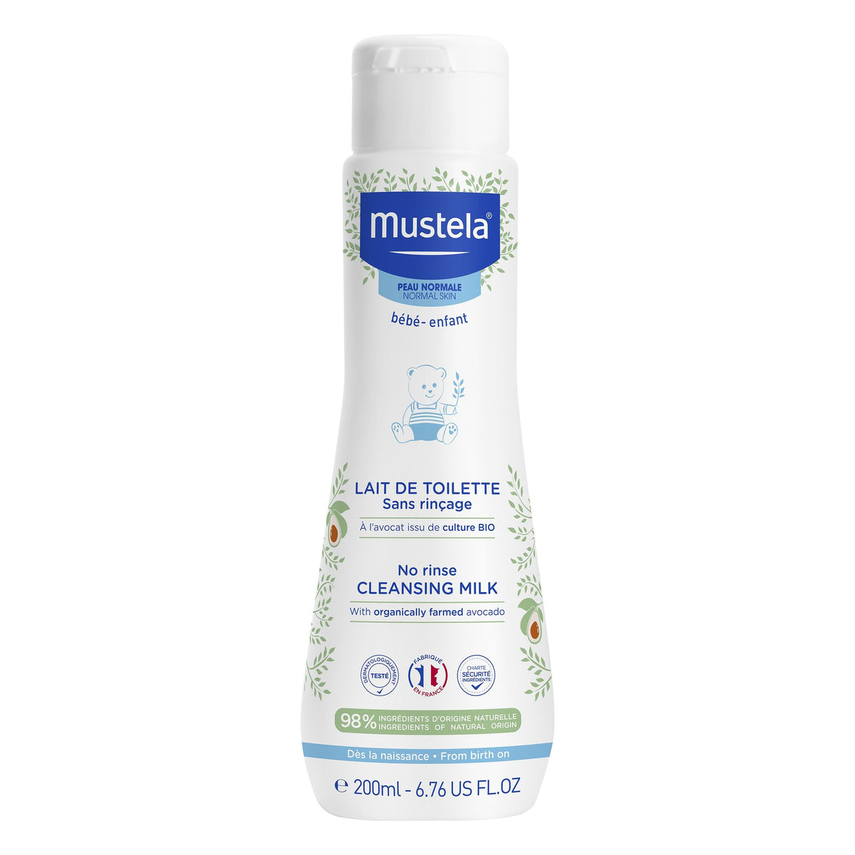 Lait De Toilette Mustela 200 ml all'Ingrosso