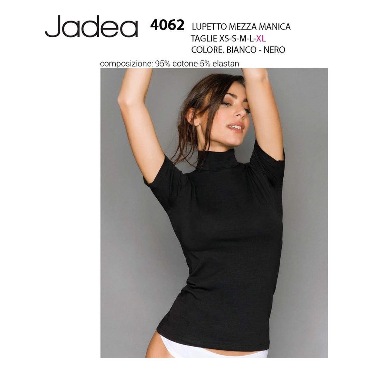 Lupetto Jadea mezza manica art.4062 all'Ingrosso