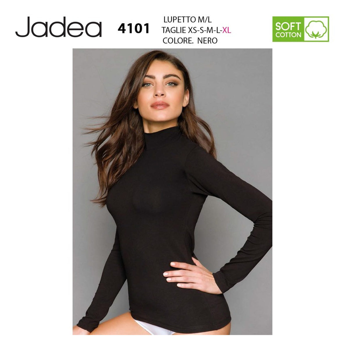Lupetto m/l Jadea Soft Cotton art.4101 all'Ingrosso