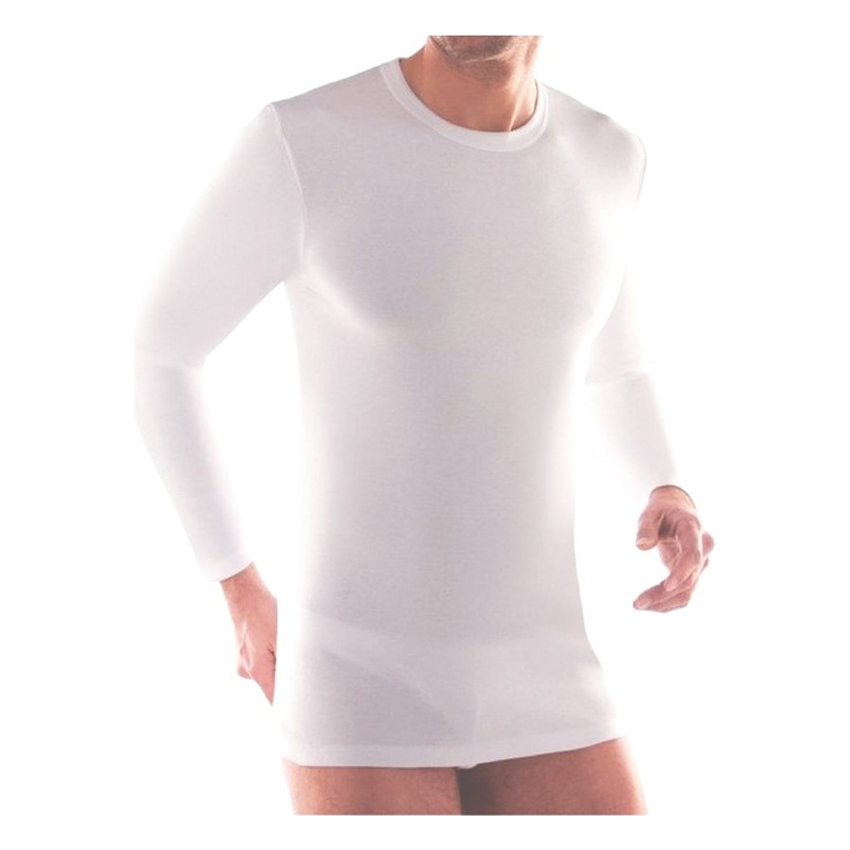 Maglia uomo New Day 504 girocollo m/l cotone felpato all'Ingrosso