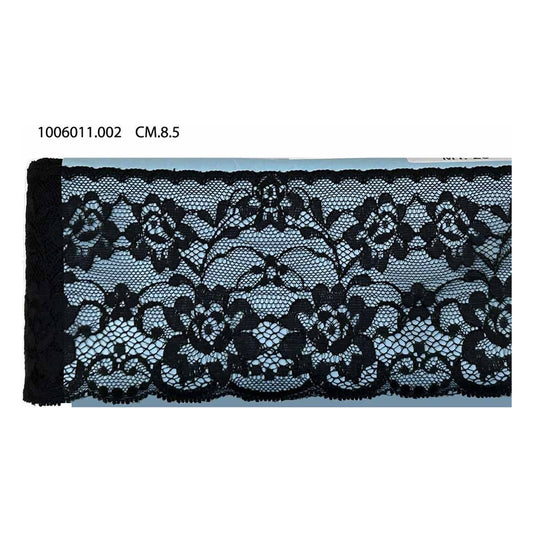 Merletto Nylon 1006011 mt.20 Bianco - Nero - Panna all'Ingrosso
