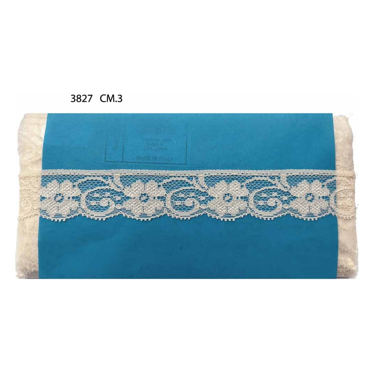 Merletto nylon 3827 mt.20 Bianco Panna all'Ingrosso