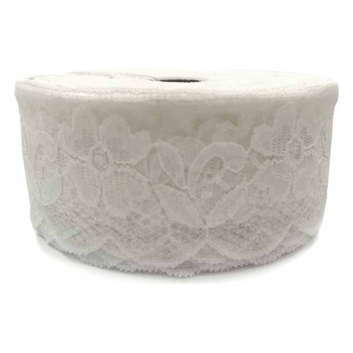Merletto nylon 573 mt.92 Bianco Nero Colorato all'Ingrosso