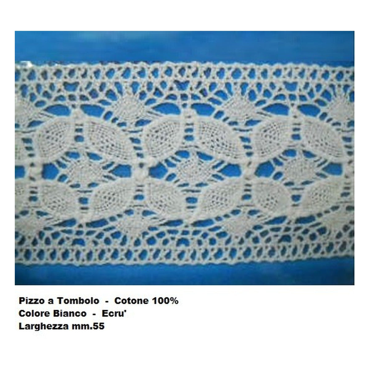 Merletto Tombolo art.5679 metri 10 all'Ingrosso