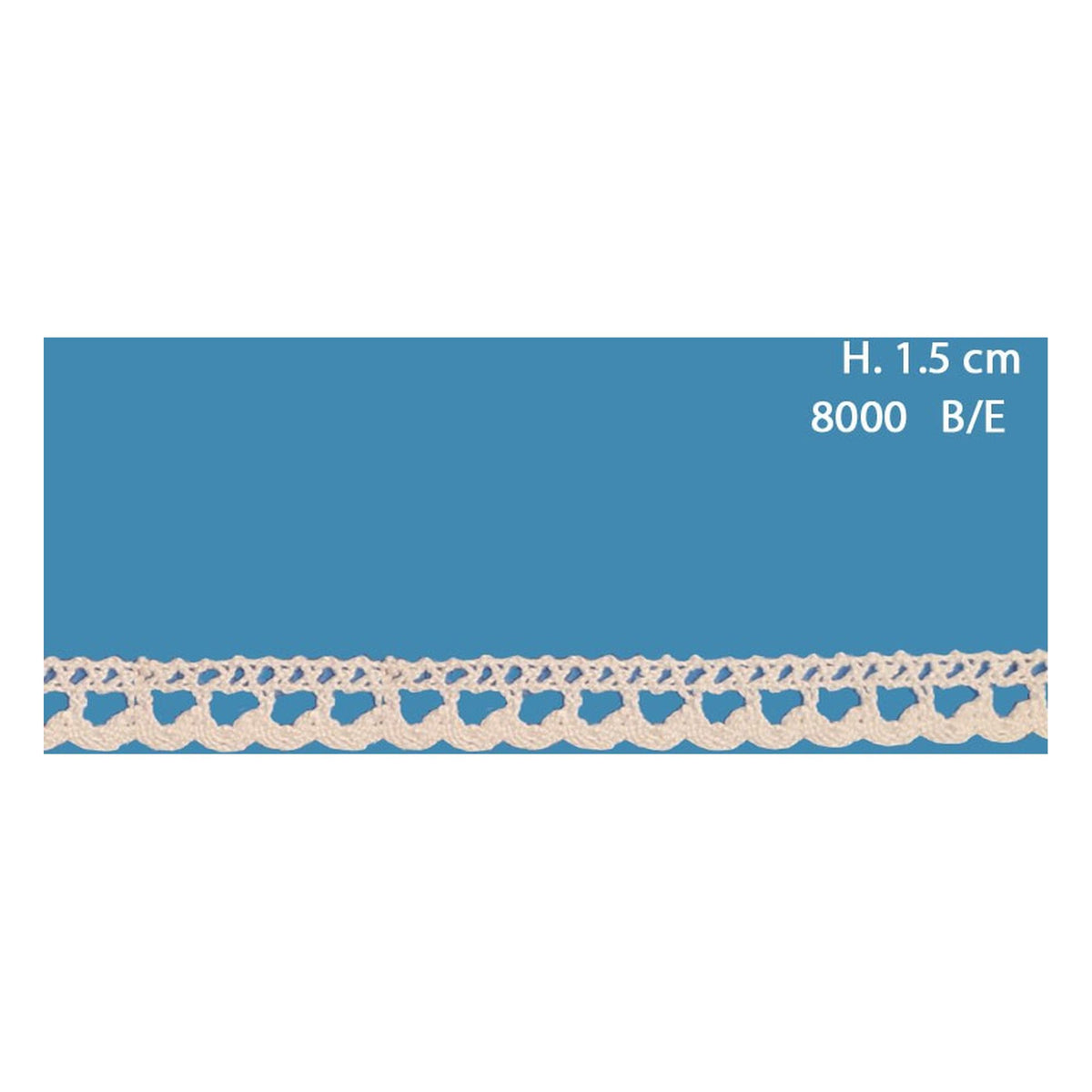 Merletto tombolo 8000 B/E mt.10 all'Ingrosso