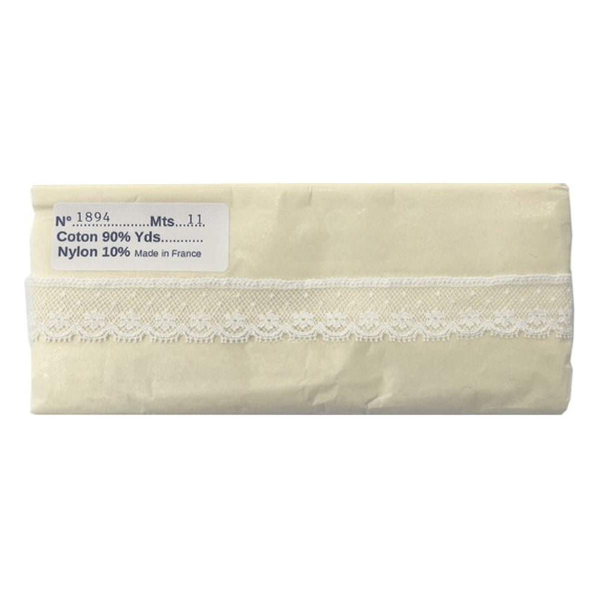 Merletto valencienne 1894 mt.11 all'Ingrosso