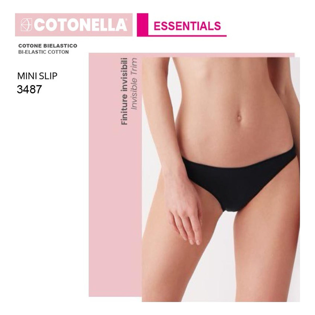 Mini Slip Cotonella 3487 pz.12 all'Ingrosso