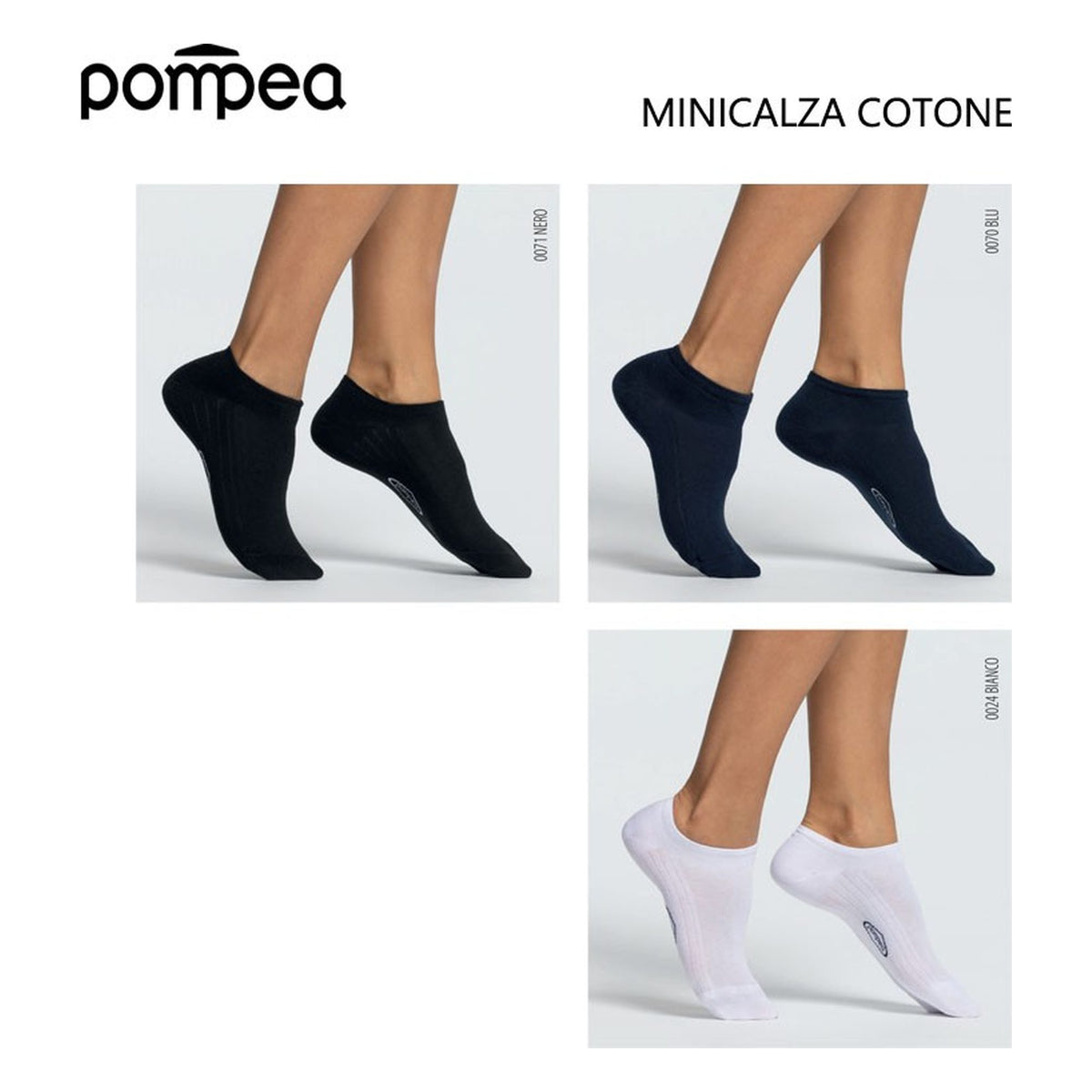 Minicalza Unisex Pompea multipack pa.21 all'Ingrosso