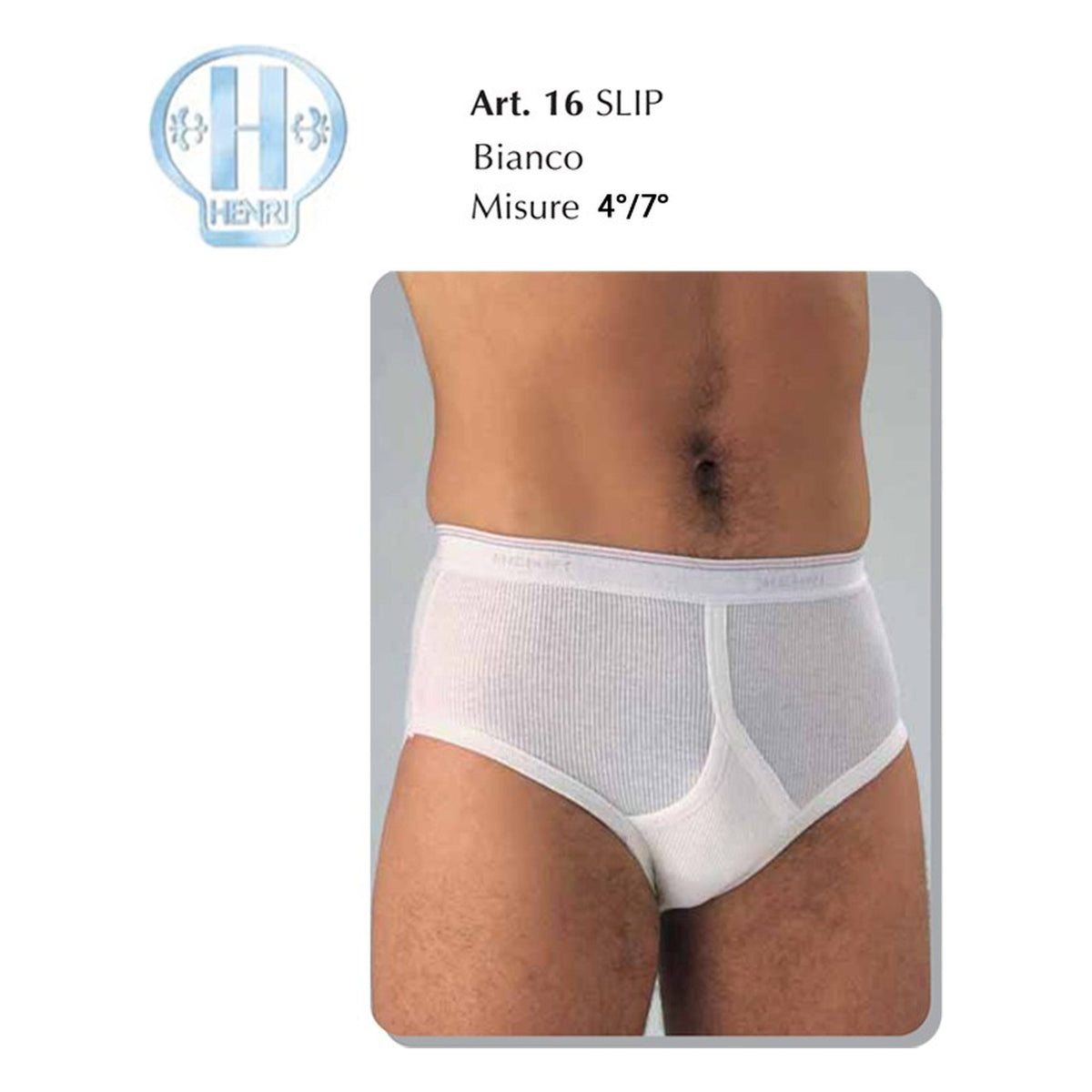 Mutanda uomo 16 Henri 4°/7° all'Ingrosso