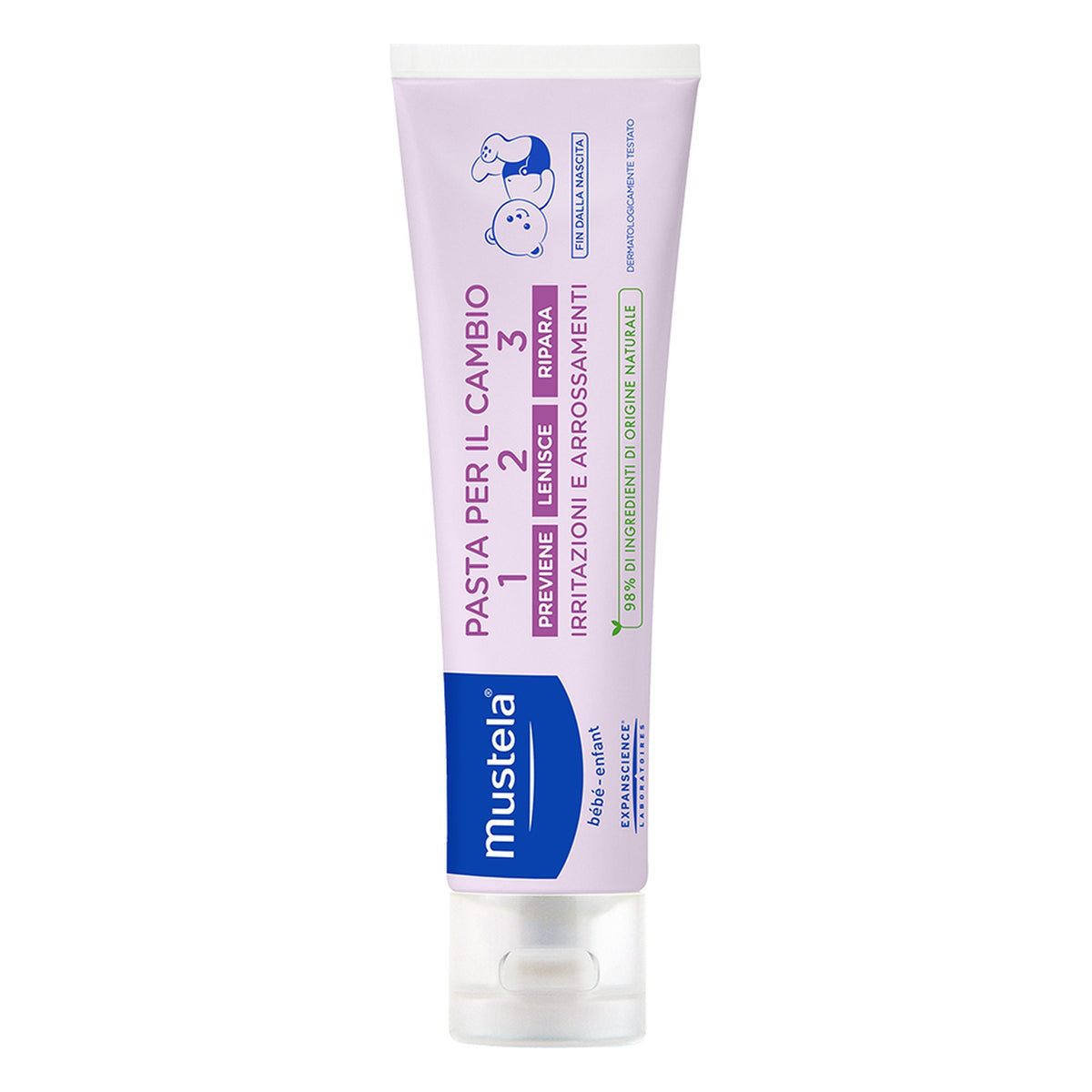 Pasta per il cambio Mustela 150 ml + 50 ml all'Ingrosso