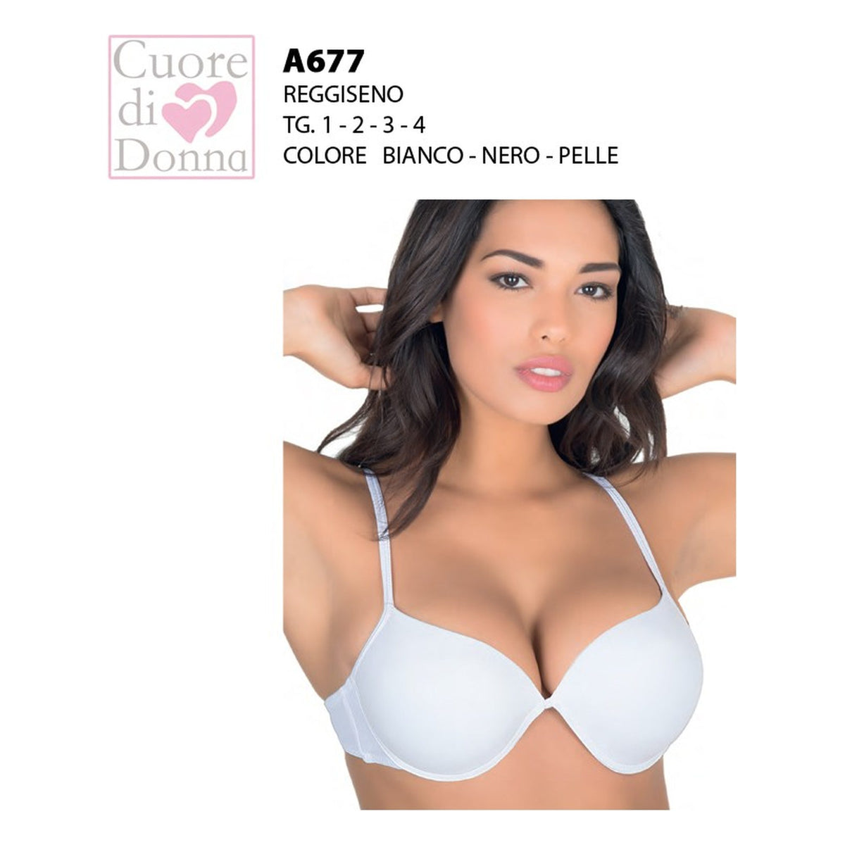 Reggiseno Aris Cuore di donna art.A677 all'Ingrosso