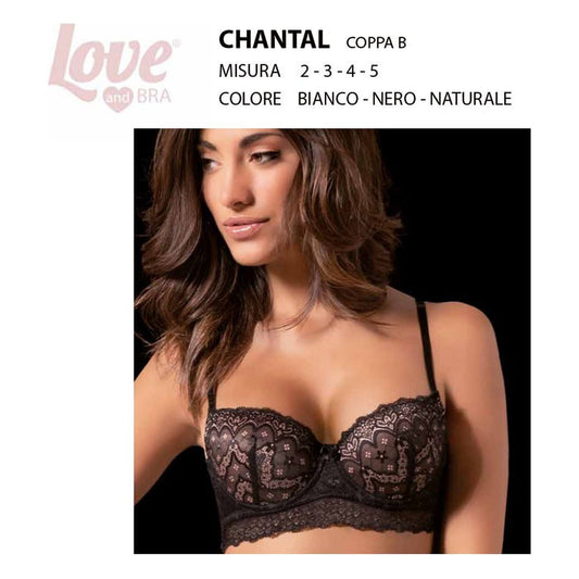 Reggiseno balconcino Chantal Love and Bra all'Ingrosso